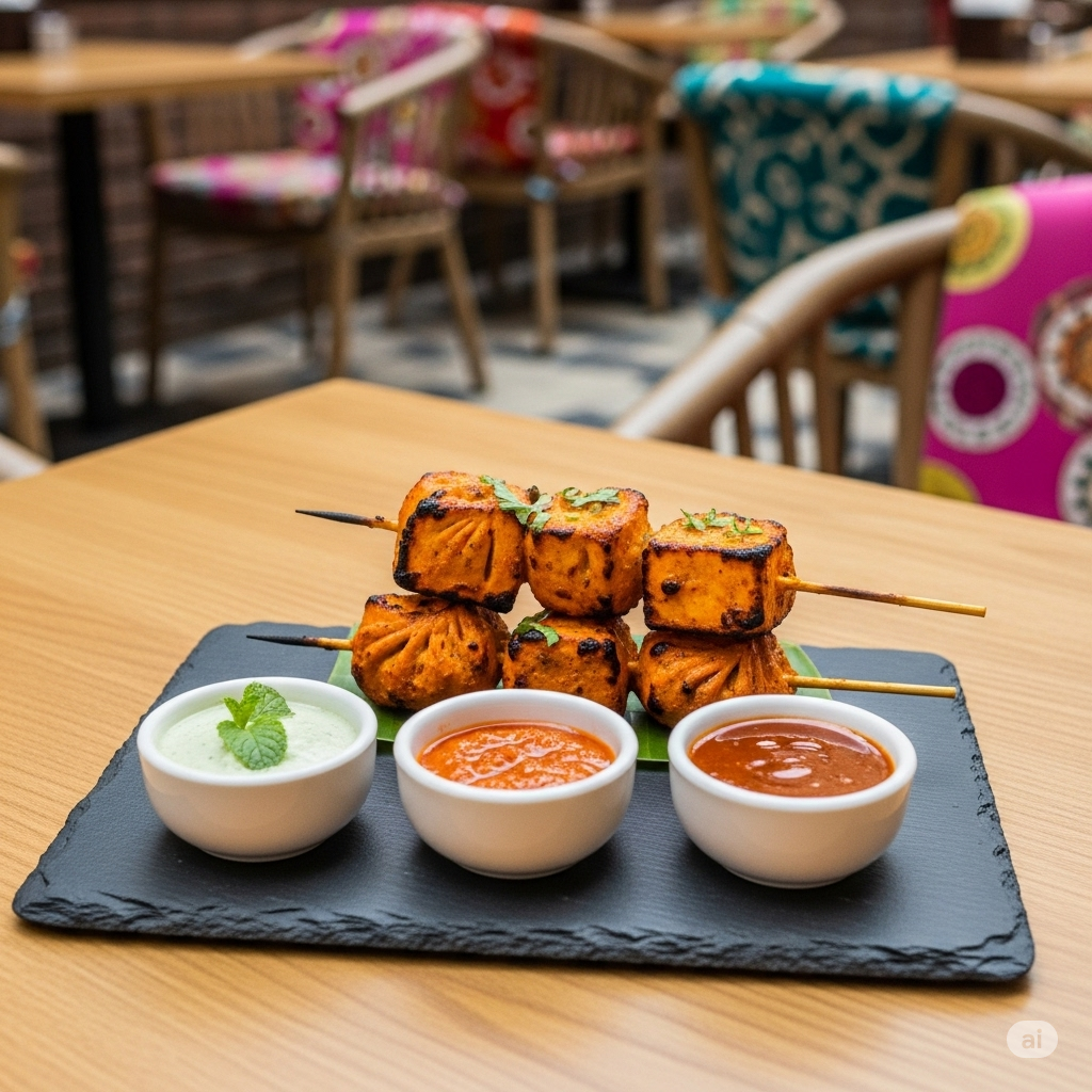 Paneer Tandoori Momos